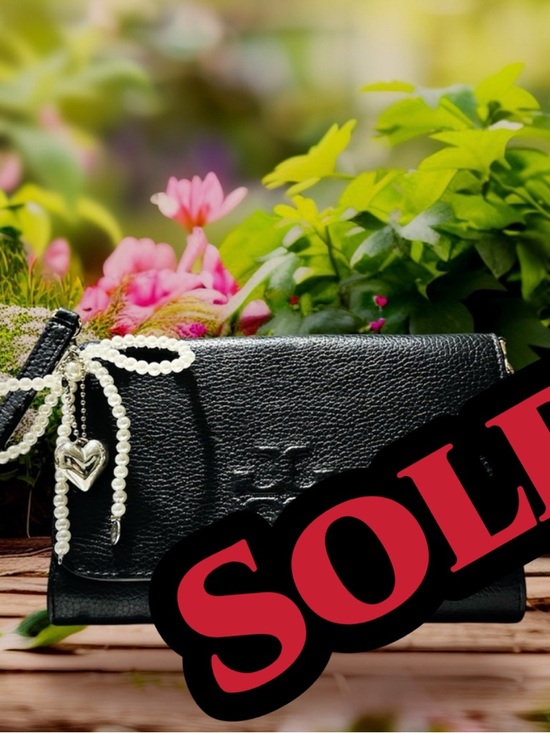 Tory Burch Handbags - Vintage style Tory Burch small crossbody Bag Black Leather